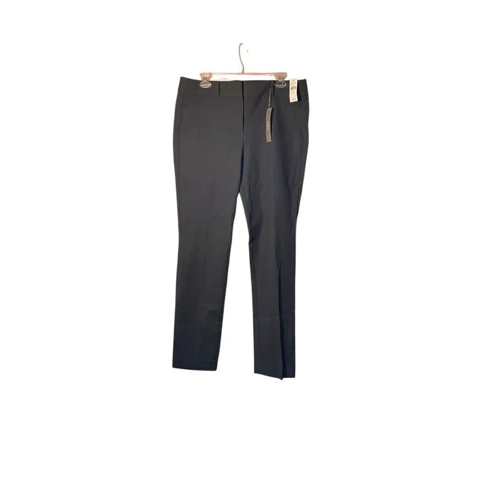 NWT loft women’s Marisa skinny ankle length gray trousers, size 12, tall